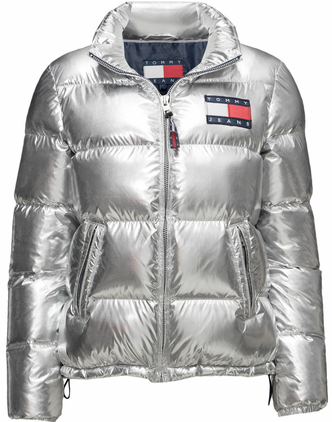 silver jacka tommy jeans