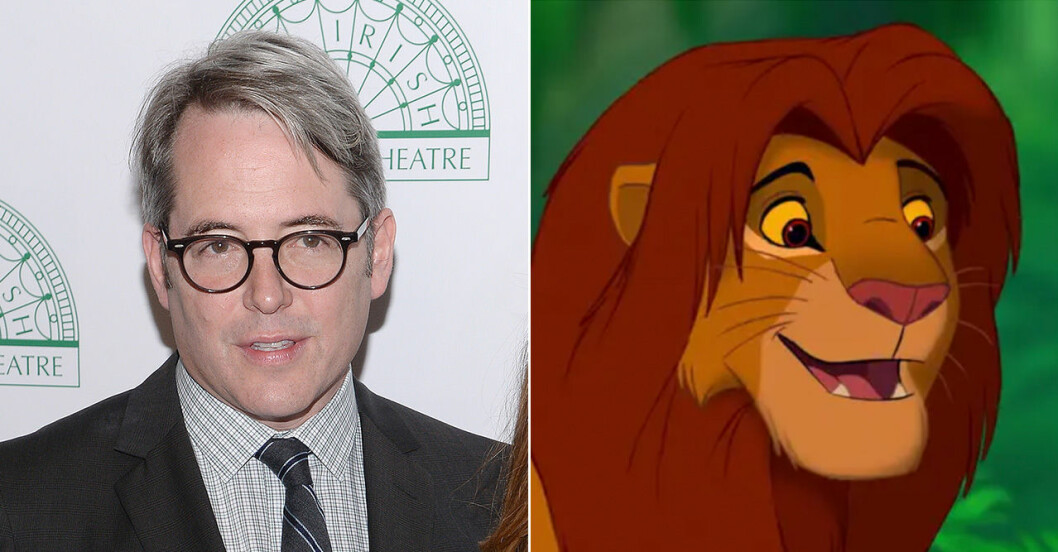 Matthew Broderick som vuxna Simba i Lejonkungen (1994):