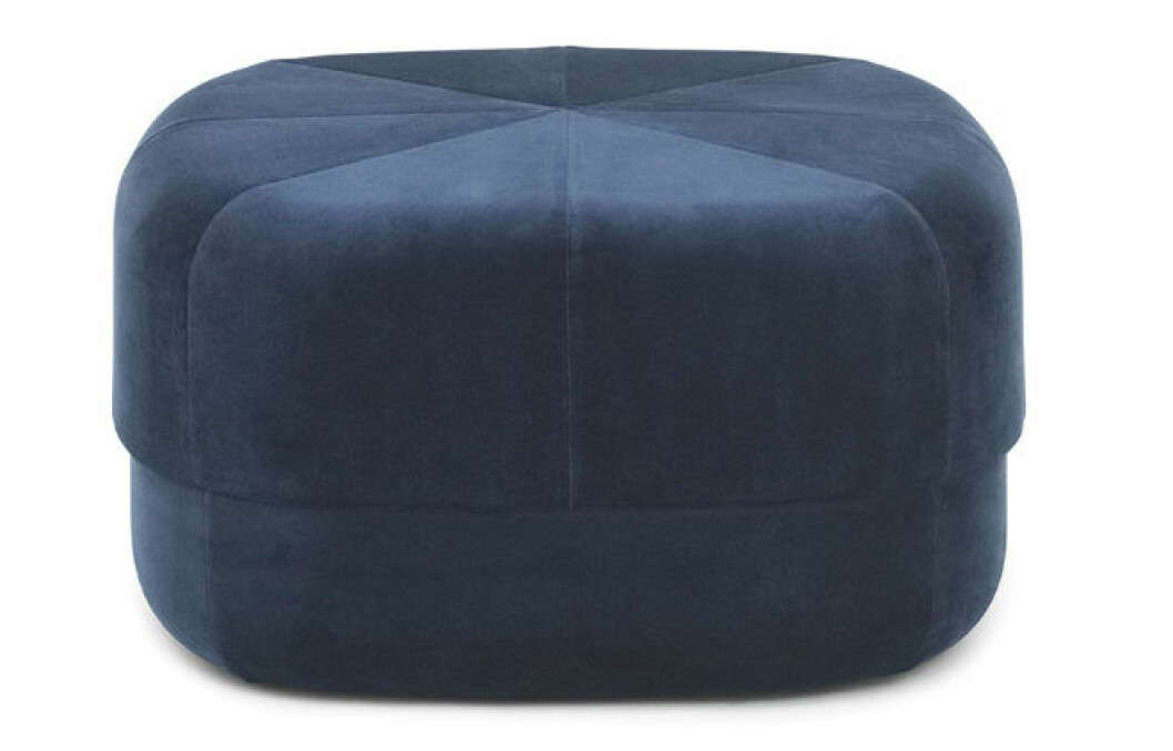 sittpuff mörkblå