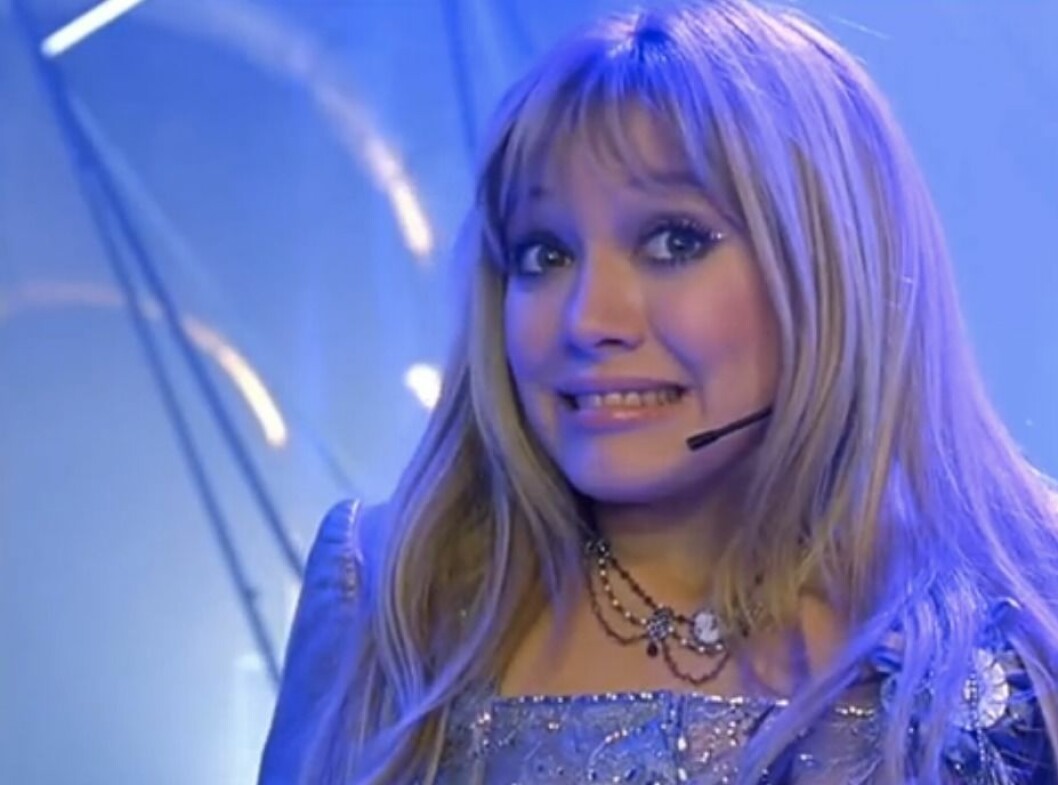 Om allt ska matcha? Absolut! Lizzie's glittery eyes in The Lizzie McGuire Movie