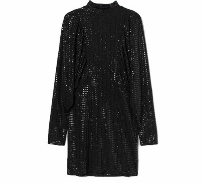 Skimrande klänning med paljetter från H&M