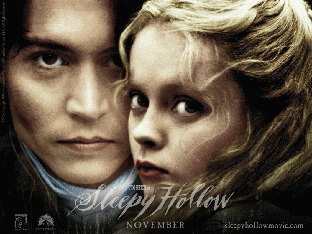 Johnny Depp och Christina Ricci i Sleepy Hollow. Foto: Paramount Pictures Johnny Depp och Christina Ricci i Sleepy Hollow.