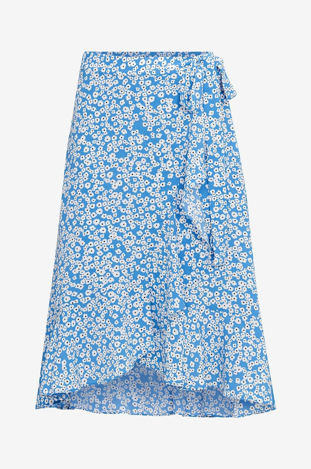 Blå småblommig kjol till 2019