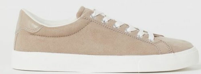 Beige sneakers från H&M