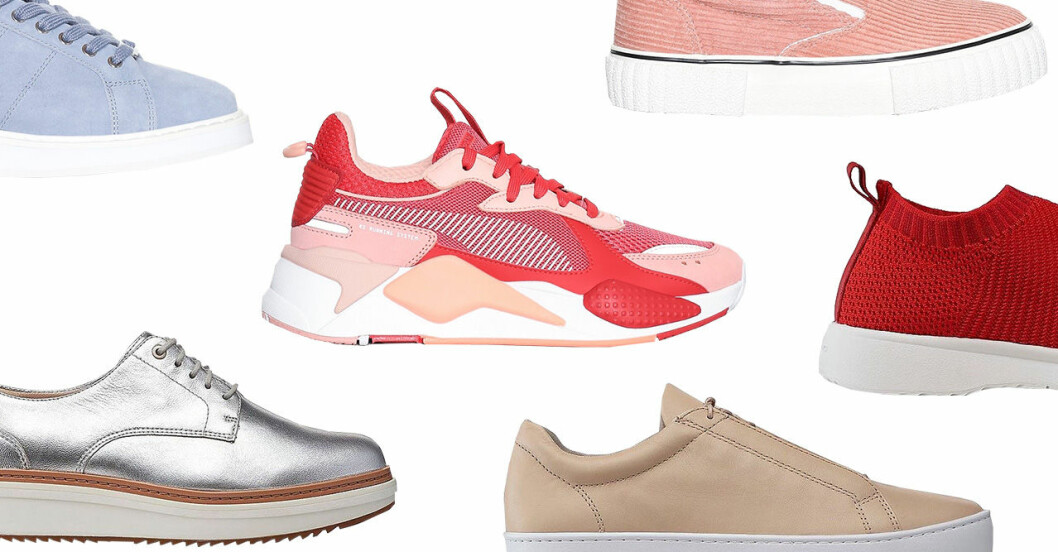 Sneakers för dam till våren 2019