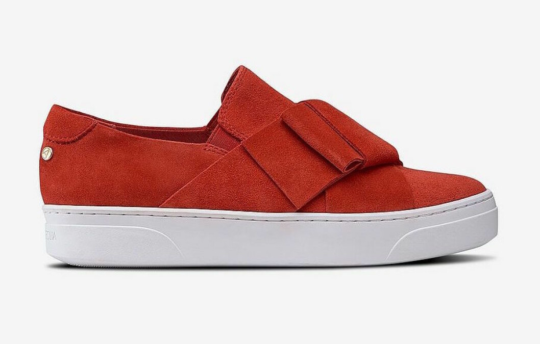 Röda sneakers för dam till våren 2019