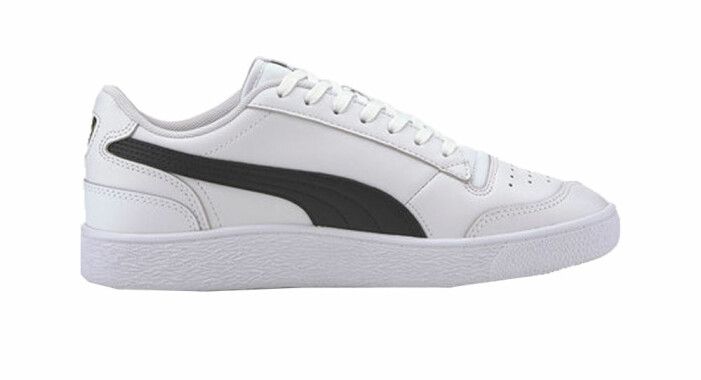 snygga svartvita sneakers i klassisk modell från puma