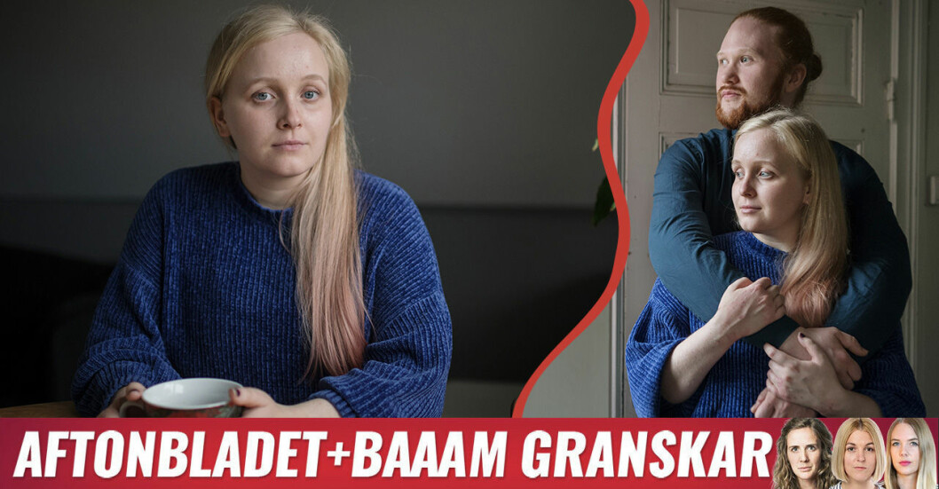 Sofie Hagfalk Woss och hennes partner Thomas Neidenmark om att ha vestibulit
