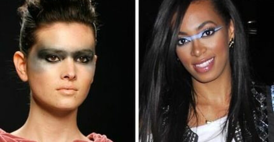 Solange Knowles i vågad ögonskugga. Solange Knowles i vågad ögonskugga.