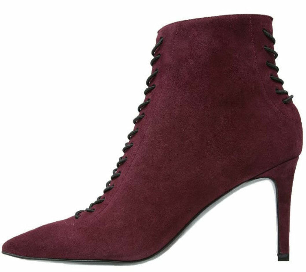 spetsiga ankelboots