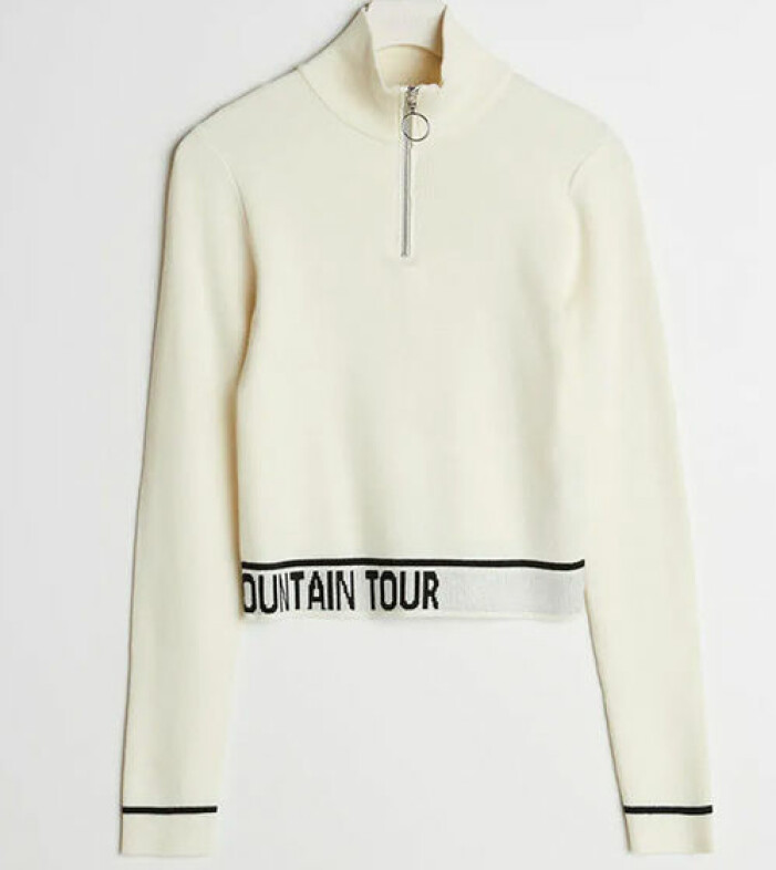 stickad topp