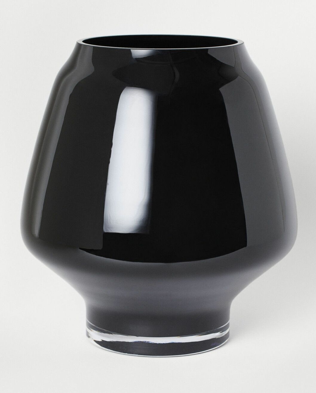 Svart stor glasvas från H&M Home
