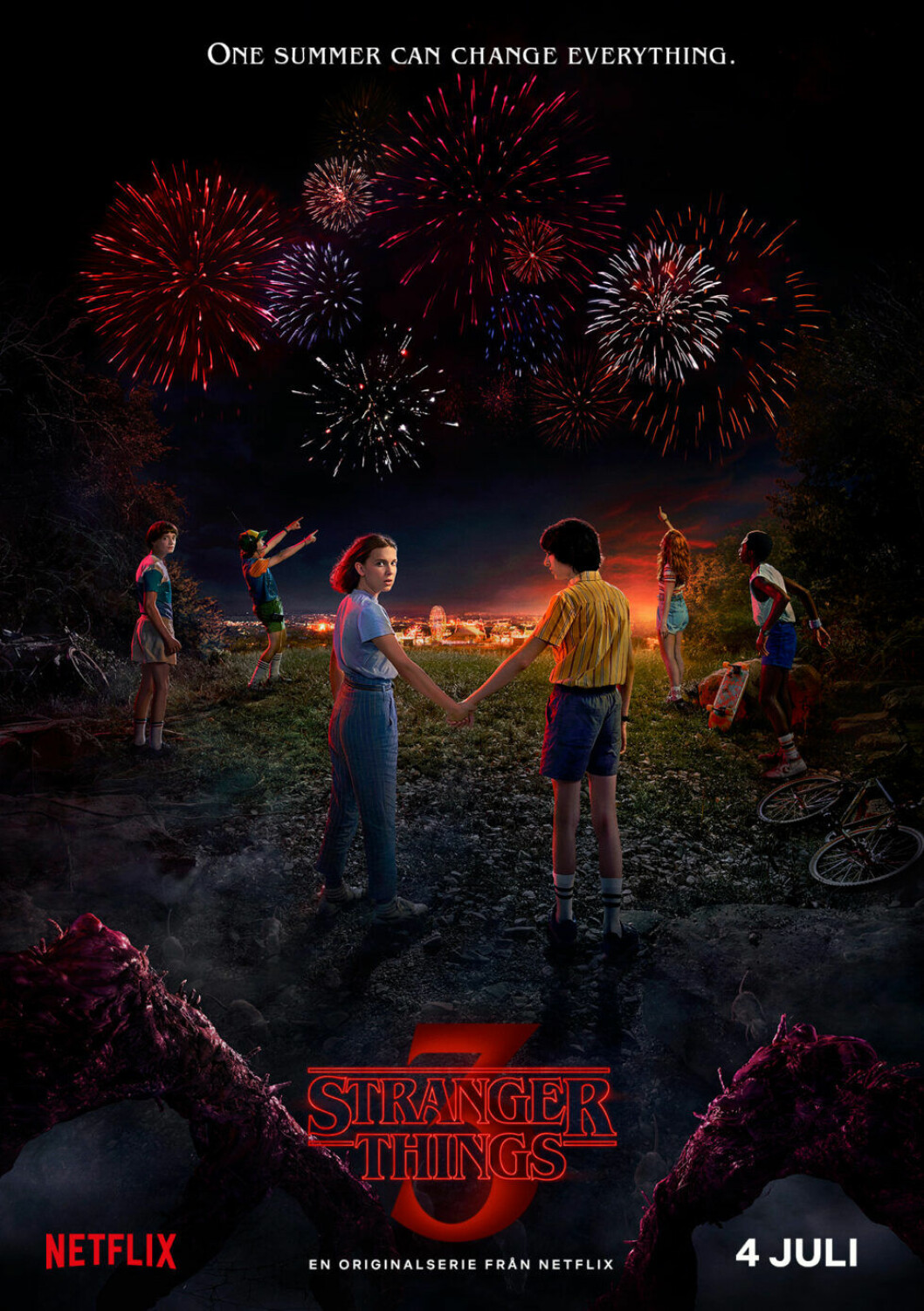Stranger things säsong 3 har premiär den 4 juli 2019. Stranger-things-sasong-3-premiar-netflix