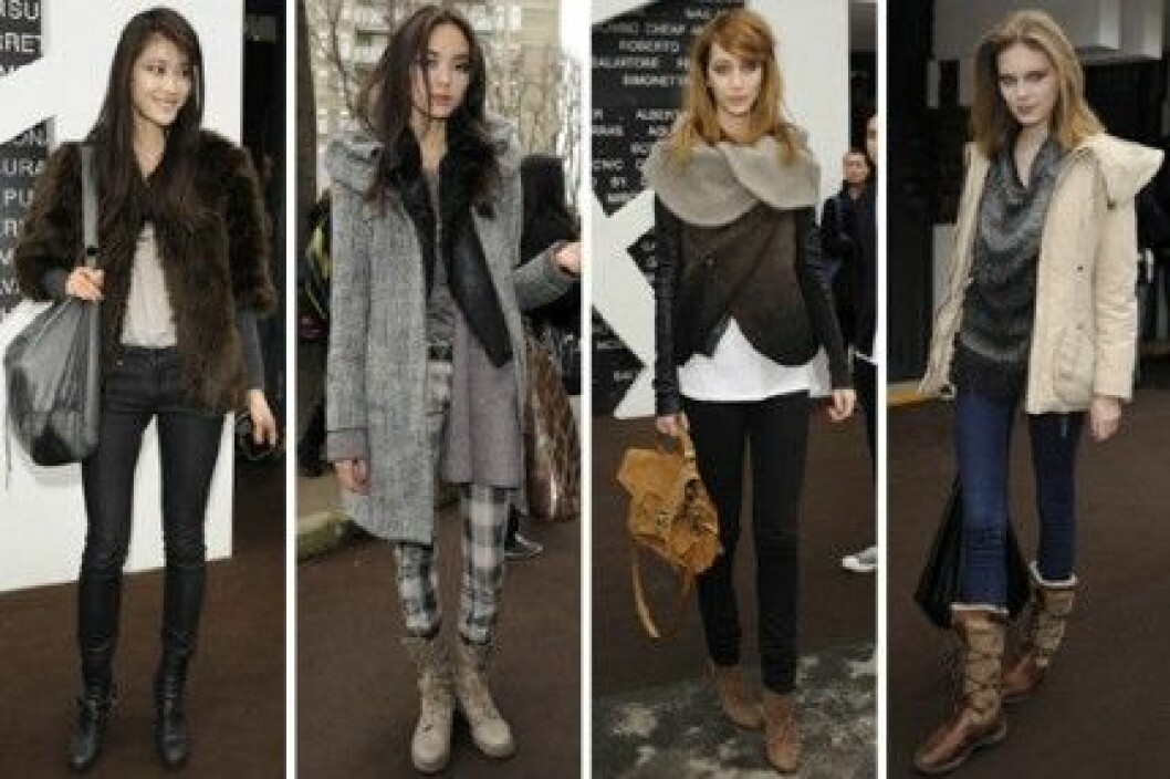 Streetstyle utanför Anteprima, A/W 2010. Streetstyle utanför Anteprima, A/W 2010.
