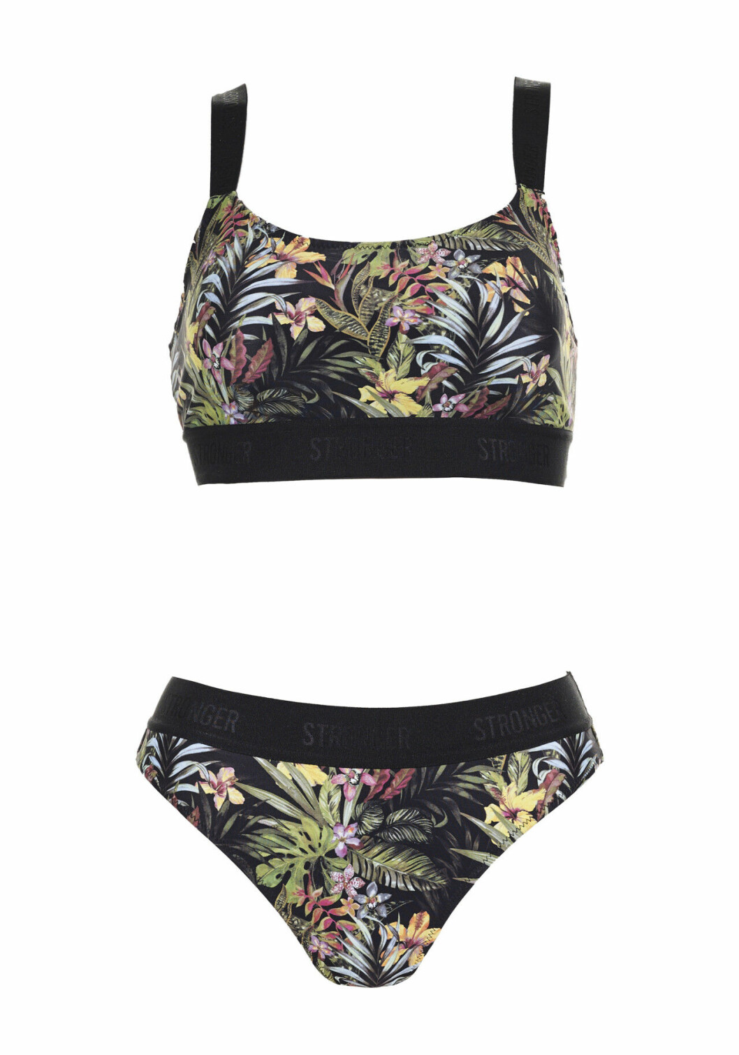 Tropiskt mönstrad bikini från Stronger