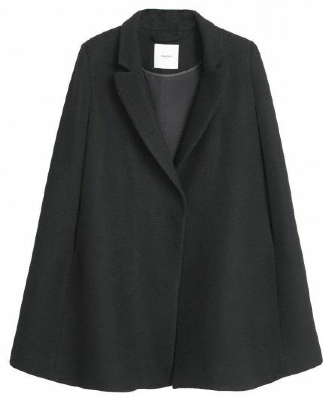 svart poncho mango 2015