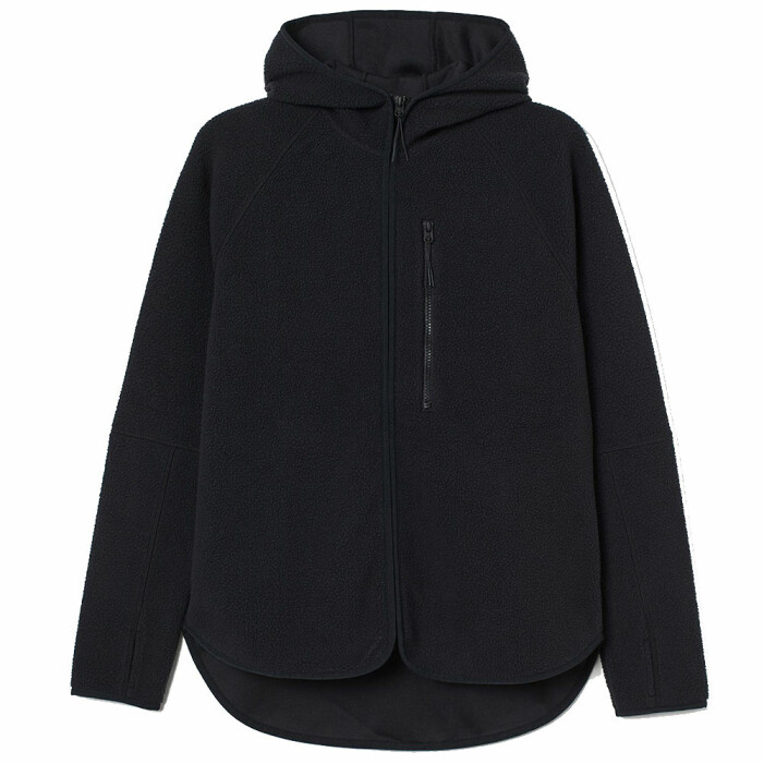 svart fleece hm