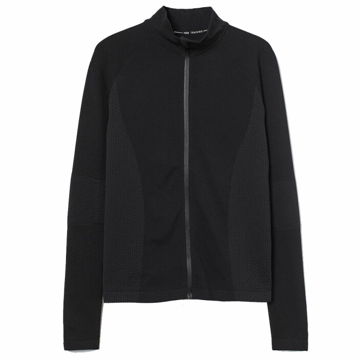 svart fleece hm