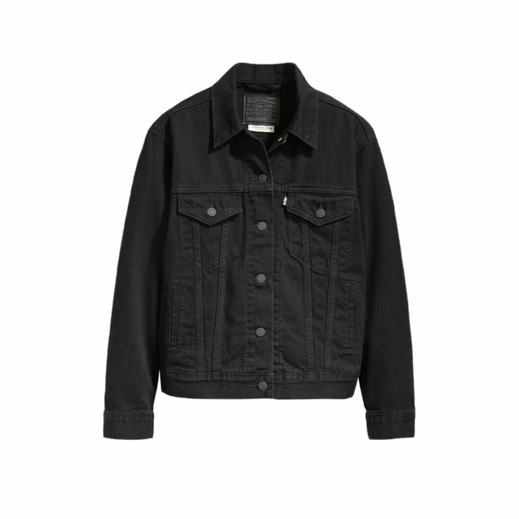 Svart jeansjacka