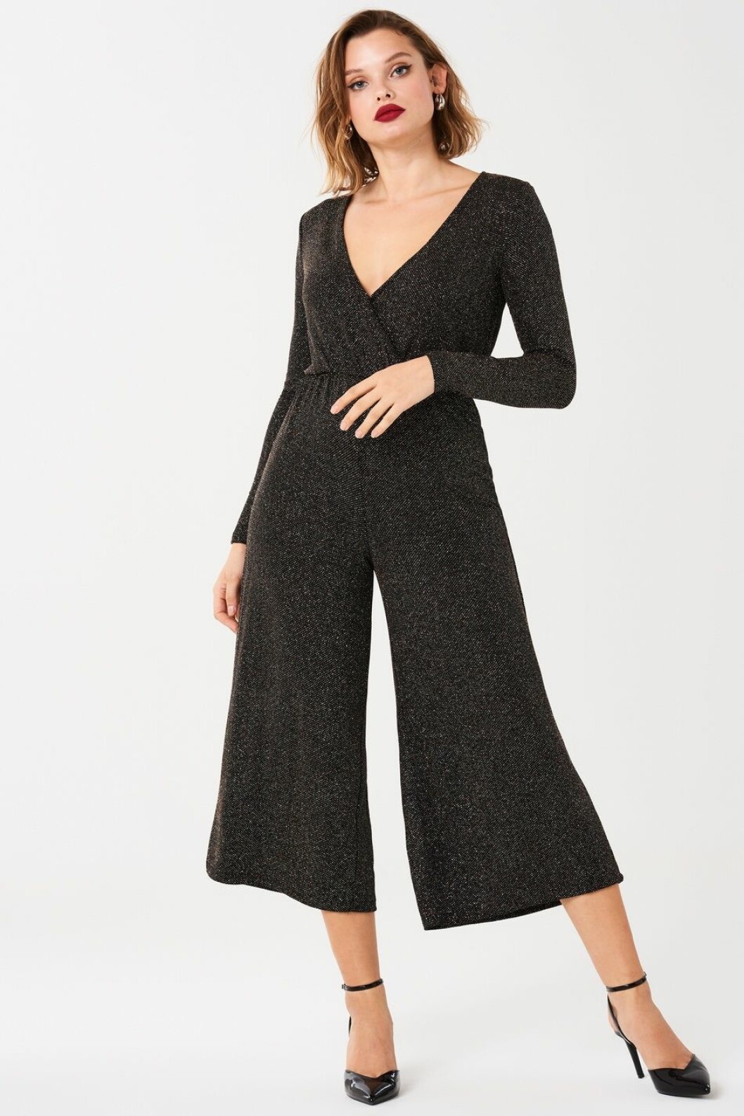 Glittrig jumpsuit till festen