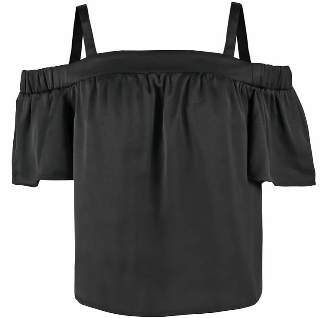 svart off shoulder