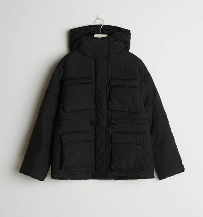Svart pufferjacka från Gina Tricot