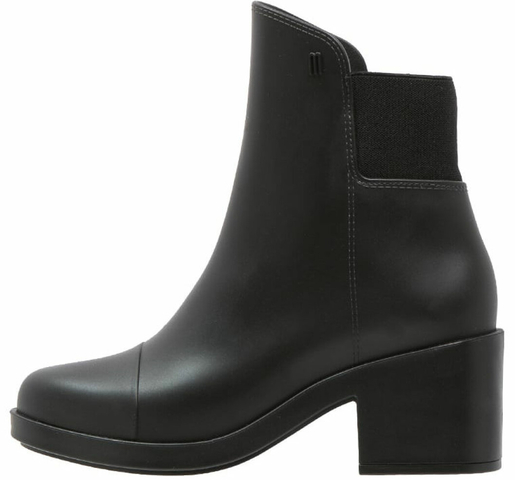 svarta ankelboots gummistövlar
