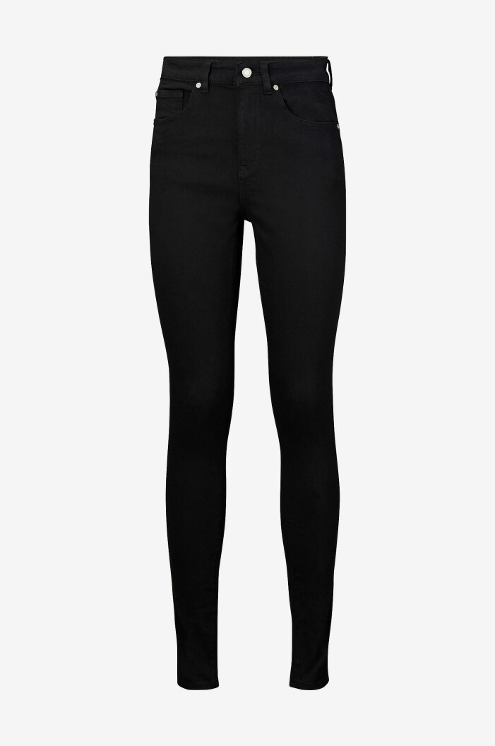 Svarta jeans för stor rumpa