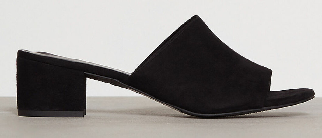 svarta billiga mules