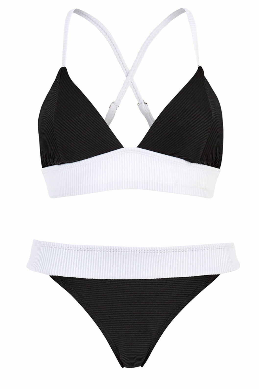 Svartvit bikini för dam till 2019