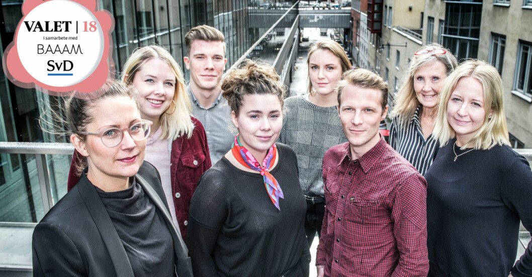 Baaam satsar på valet – teamar upp med Svenska Dagbladet