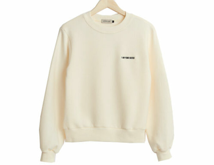 Sweatshirt med tryck från WMS