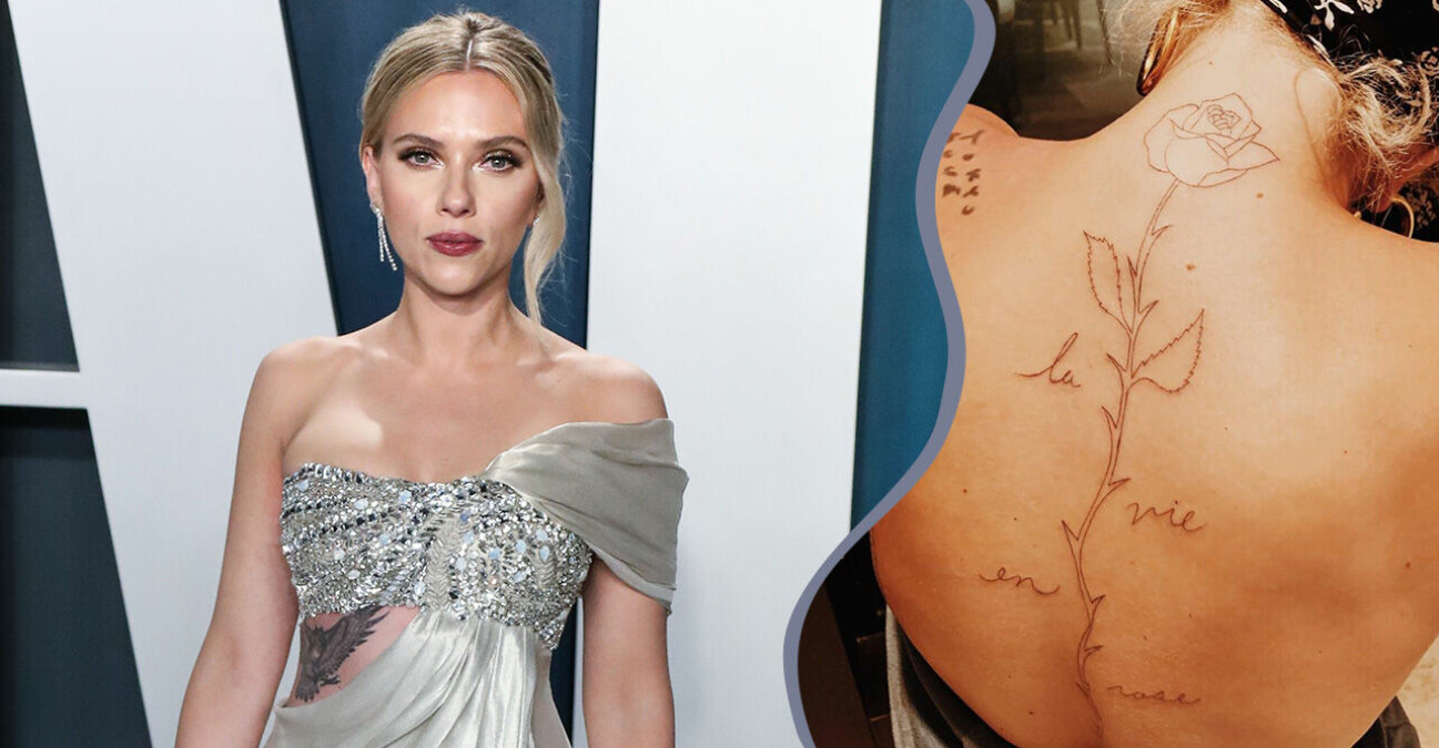 Scarlett Johansson på gala och Lady Gagas rygg