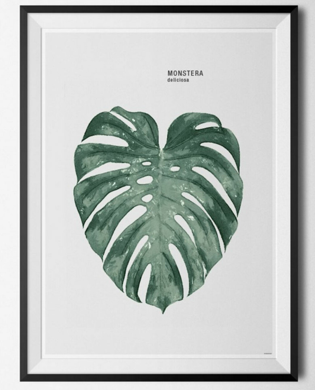 tavla med planta