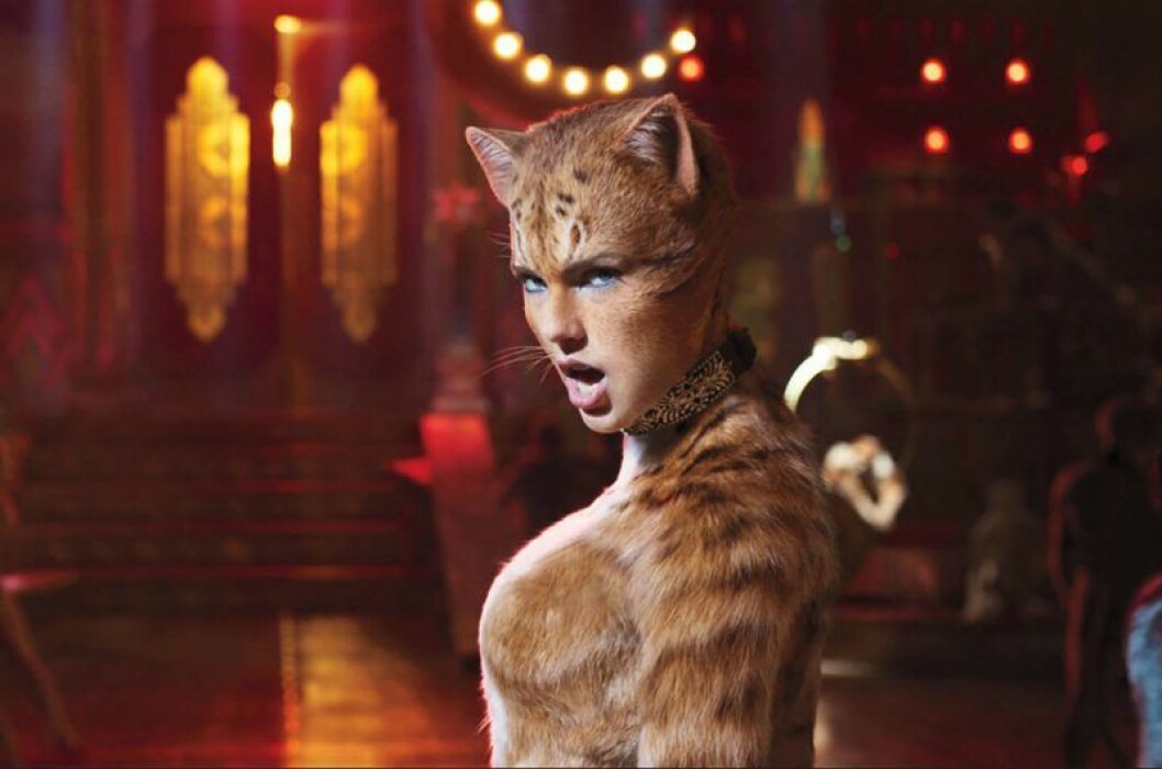 Taylor Swift i filmen Cats.