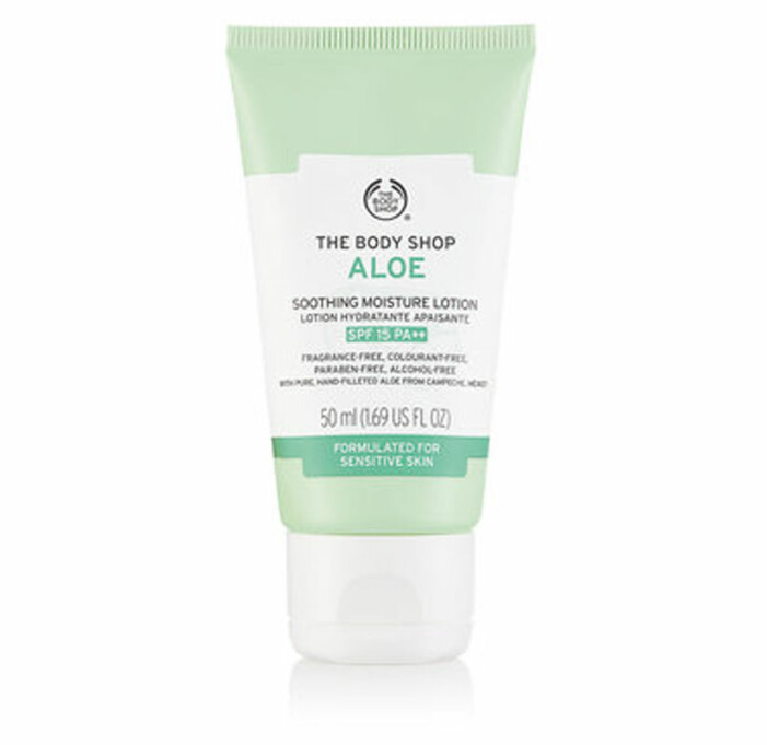 Dagkräm med SPF: the body shop