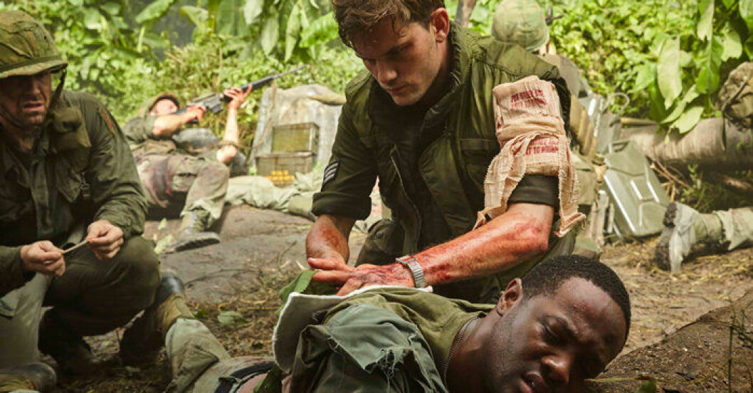 En bild från filmen The Last Full Measure, som handlar om fallskärmsräddaren William H. Pitsenbarger.