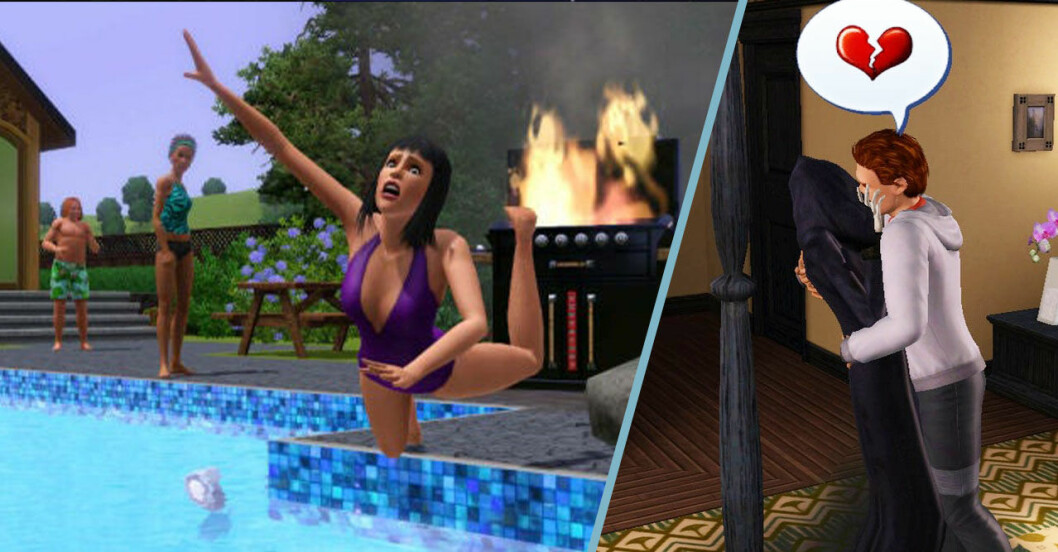 The Sims galna saker i spelet