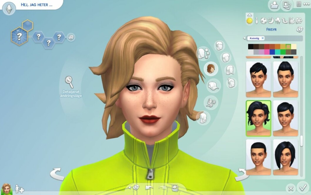 Frisyrer The Sims 4