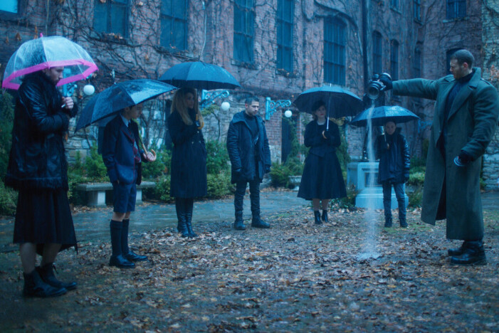 Syskonskaran i <span class=" italic" data-lab-italic_desktop="italic">The Umbrella Academy</span> har alla sina unika superkrafter.