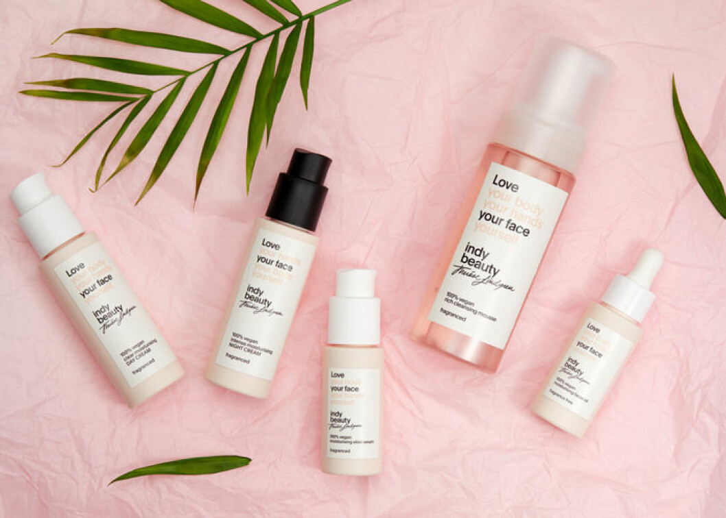 Nu lanserar hon <a href="http://www.awin1.com/cread.php?awinaffid=359185&awinmid=9059&p=https%3A%2F%2Fwww.lyko.se%2Findy-beauty">Indy Beauty</a> – ett veganskt skönhetsmärke.