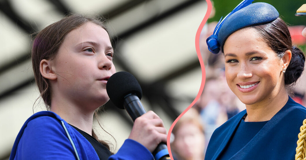 Greta Thunberg och Meghan Markle