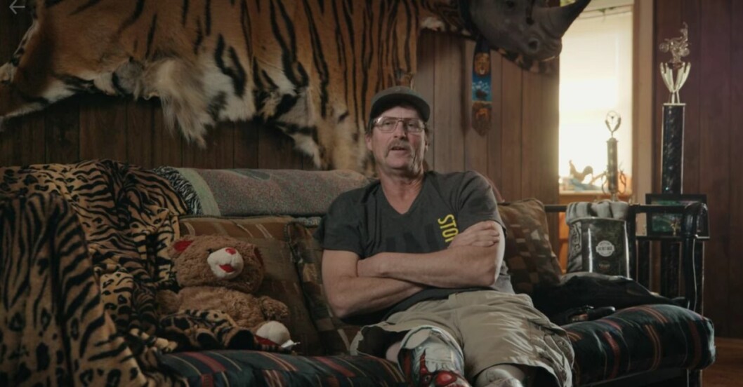 Mitt öga vet inte vad det ska kolla på! Tiger King inredning