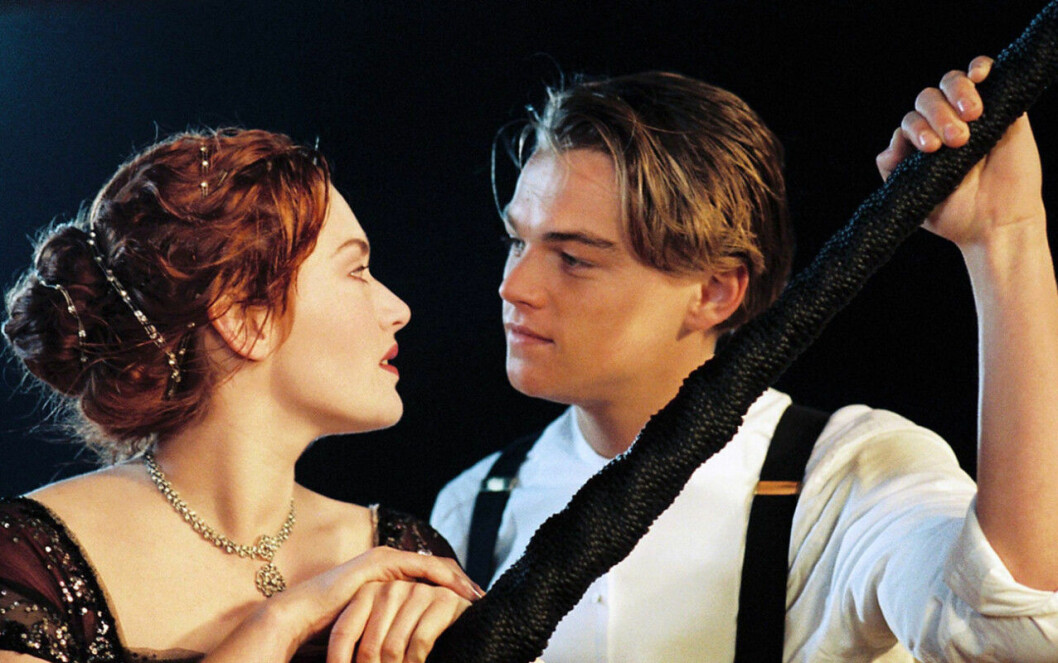 Romantik över klassgränserna i <em>Titanic</em>. Kate Winslet och Leonardo DiCaprio i Titanic