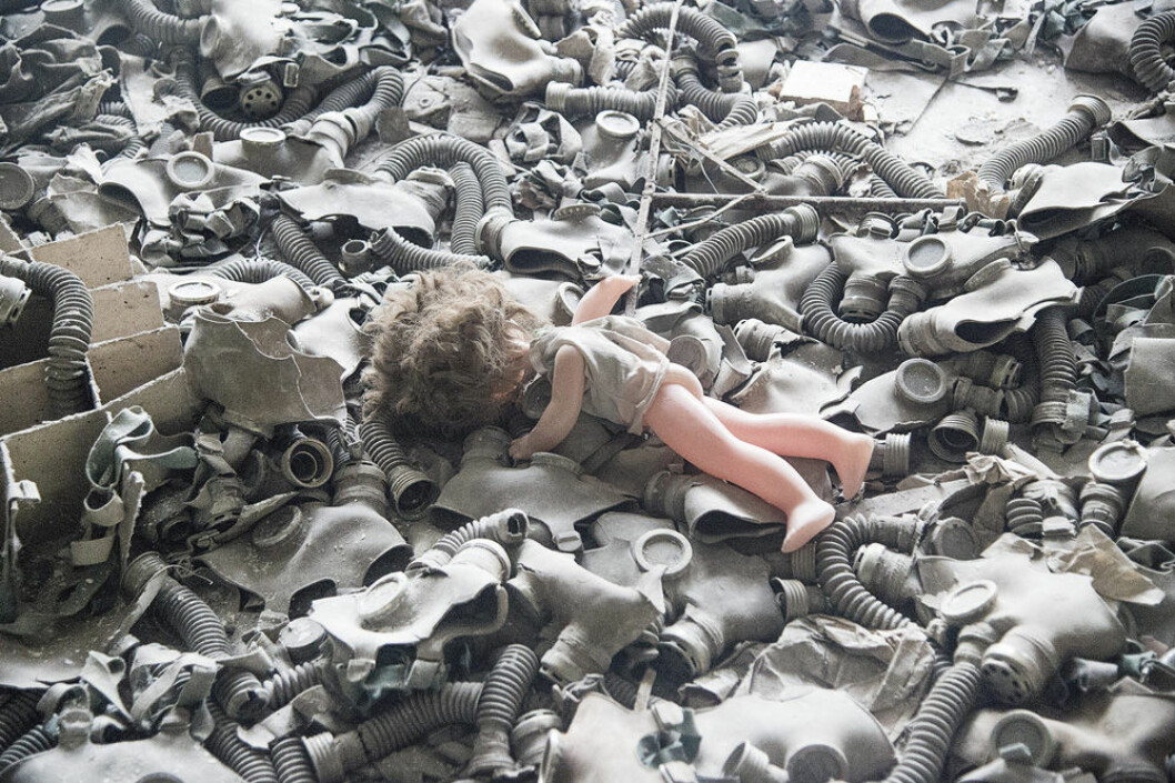 Bilder från Tjernobyl.