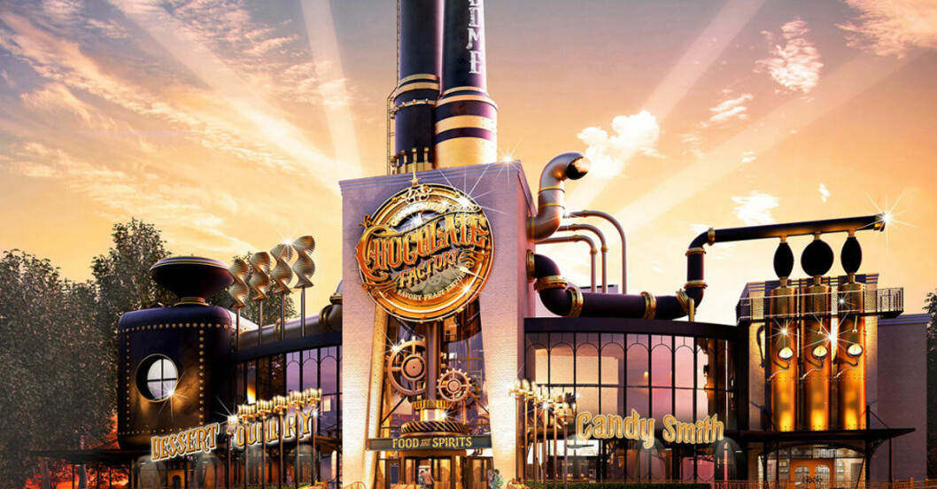 Nu kan du besöka Willy Wonkas chokladfabrik på riktigt