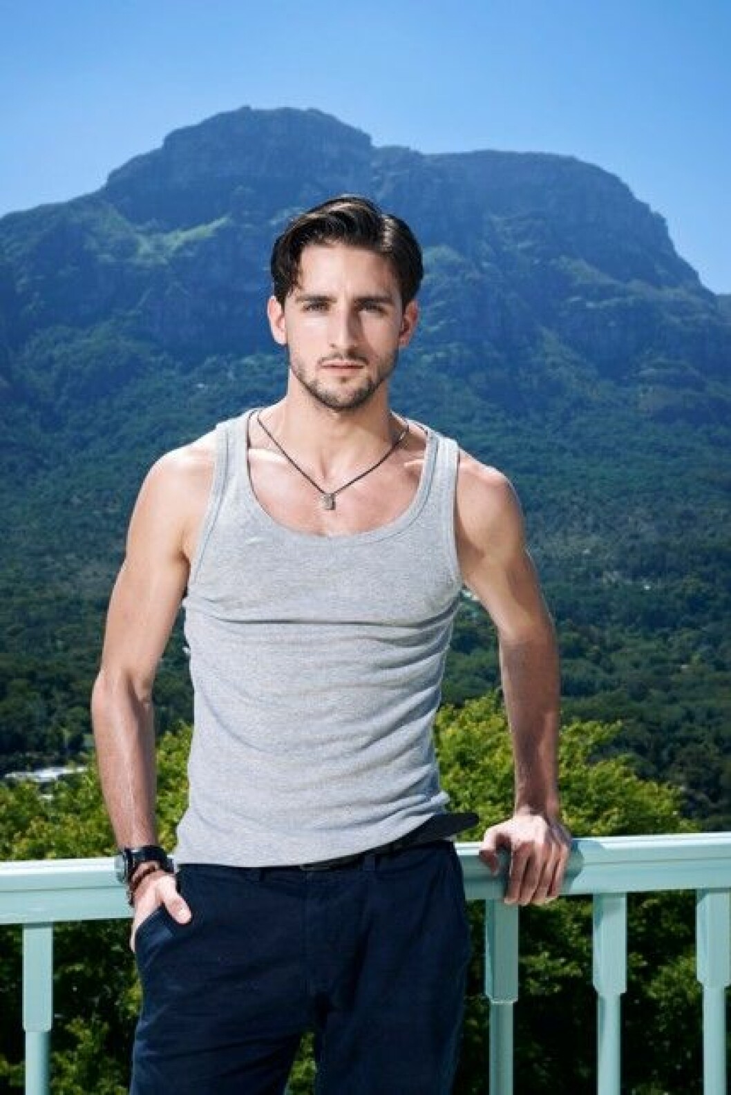 David – ”Top Model Sverige” 2014. David - "Top Model Sverige" 2014.