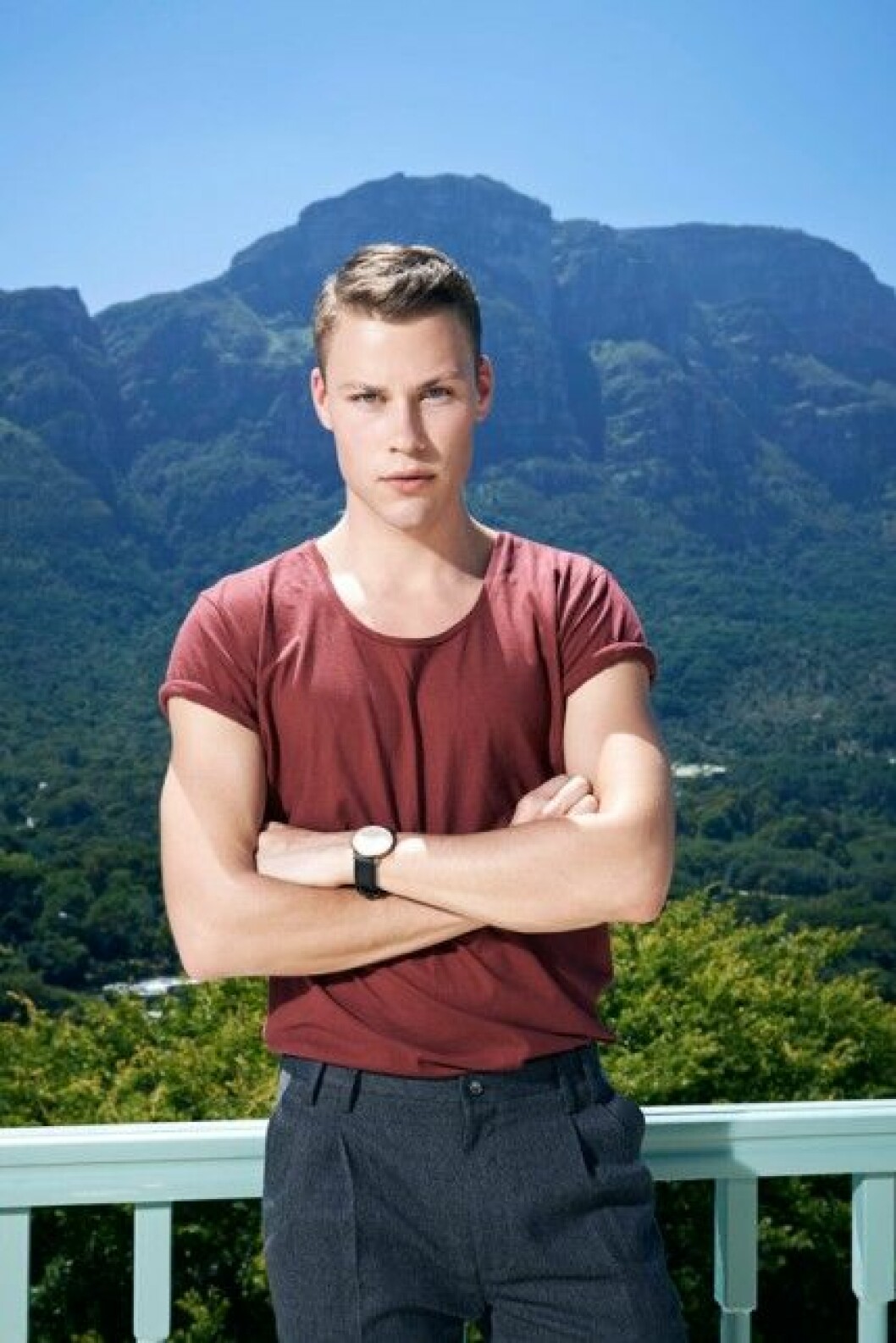 Sebastian – ”Top Model Sverige” 2014. Sebastian - "Top Model Sverige" 2014.