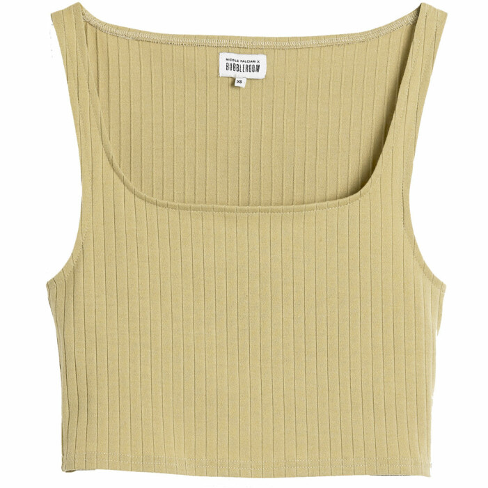 grön croptop nicole falciani bubbleroom