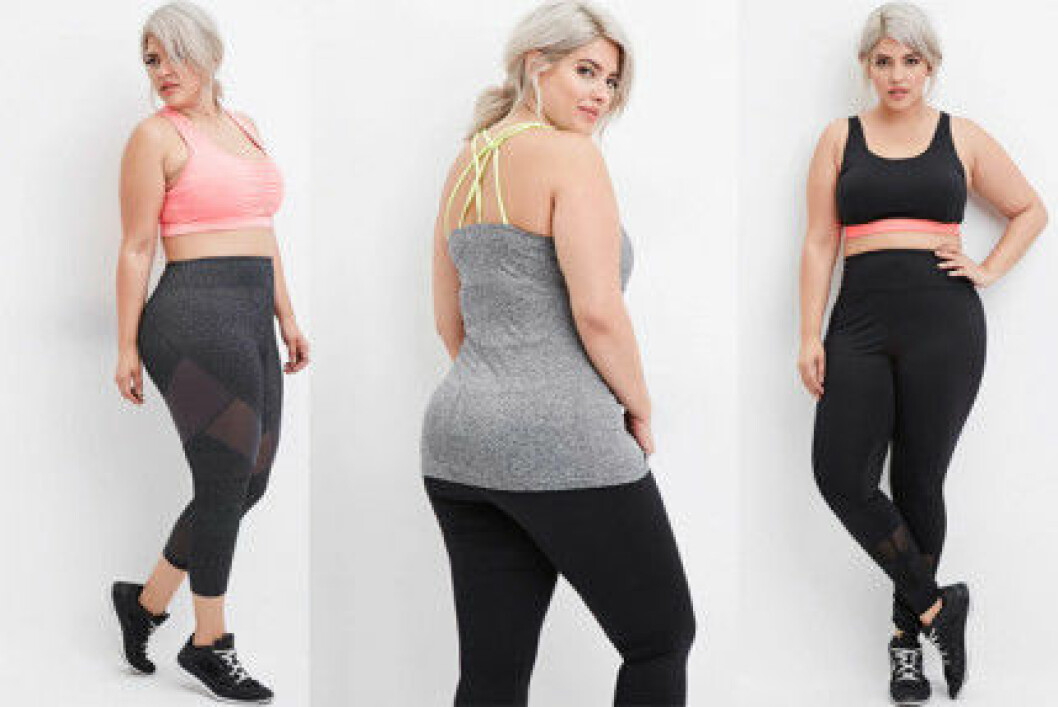 Äntligen träningskläder i större storlekar! träningskläder plus size